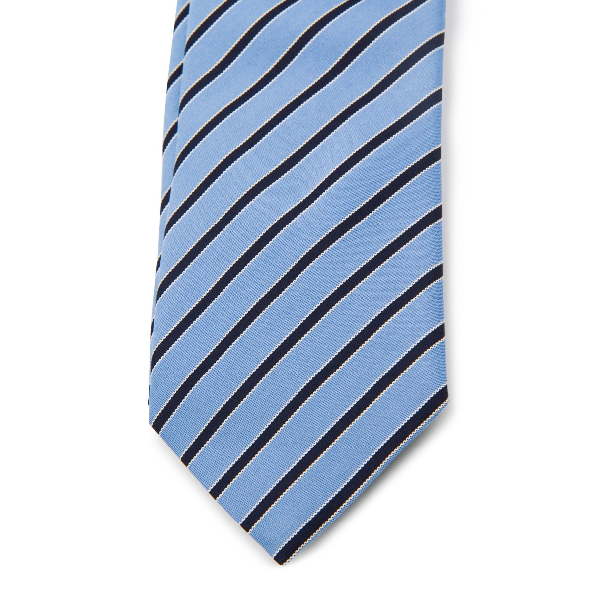 LIGHT BLUE SILK TIE