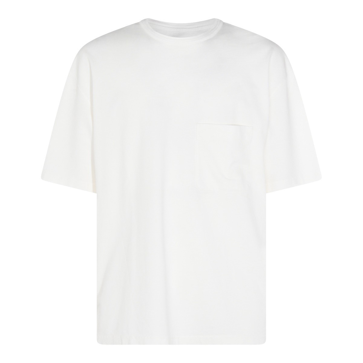 WHITE COTTON T-SHIRT