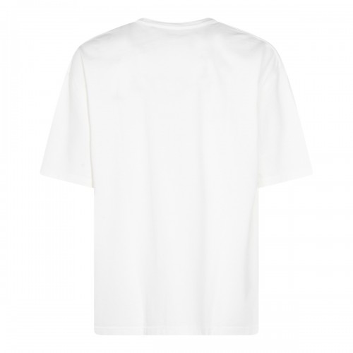 WHITE COTTON T-SHIRT