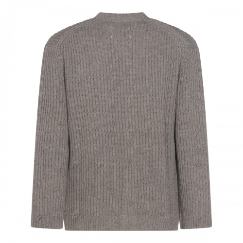 GREY WOOL KNITWEAR