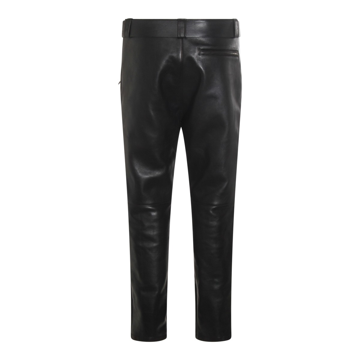 BLACK LEATHER PANTS