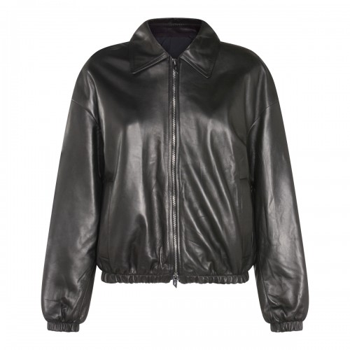 BLACK LEATHER JACKET