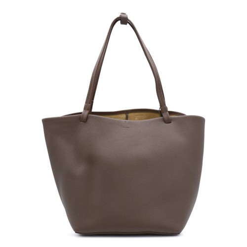DARK OLIVE LEATHER PARK TOTE THREE