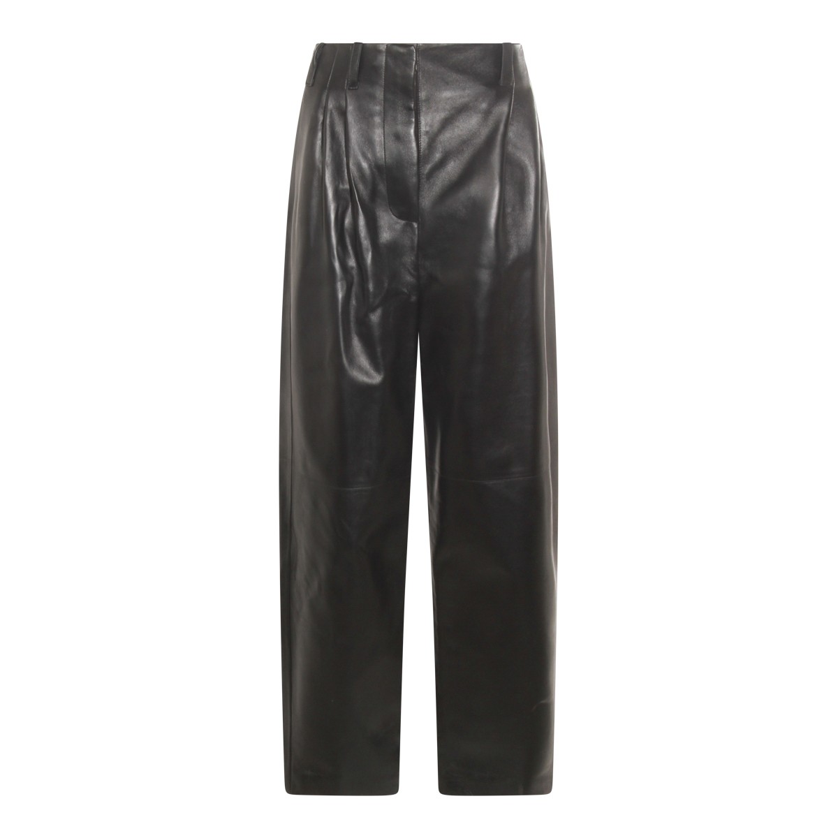 BLACK LEATHER PANTS