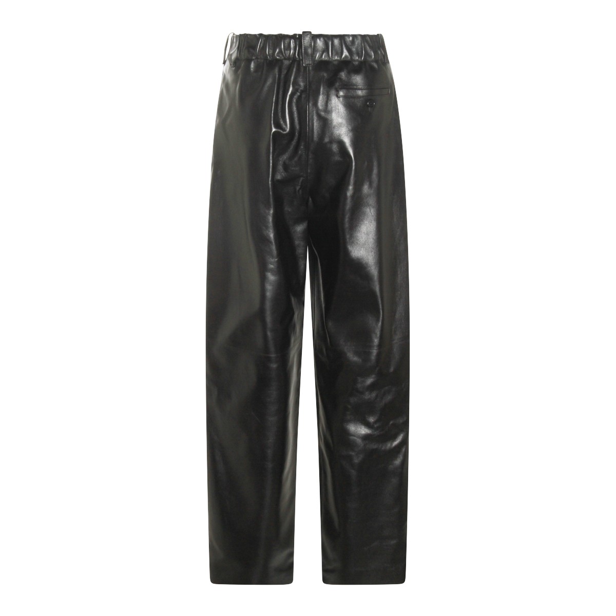 BLACK LEATHER PANTS