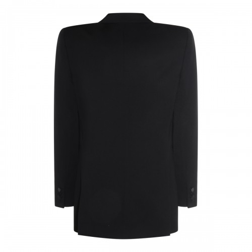 BLACK WOOL BLAZER 2