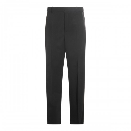 BLACK WOOL PANTS