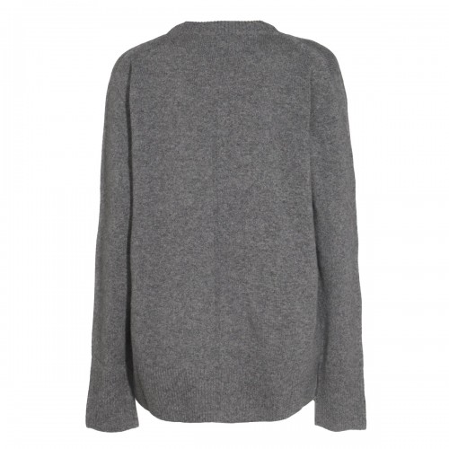GREY WOOL KNITWEAR