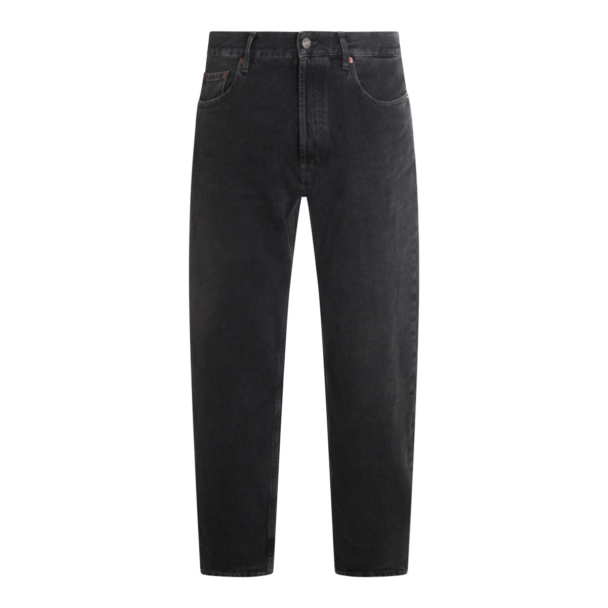 DARK GREY COTTON DENIM JEANS