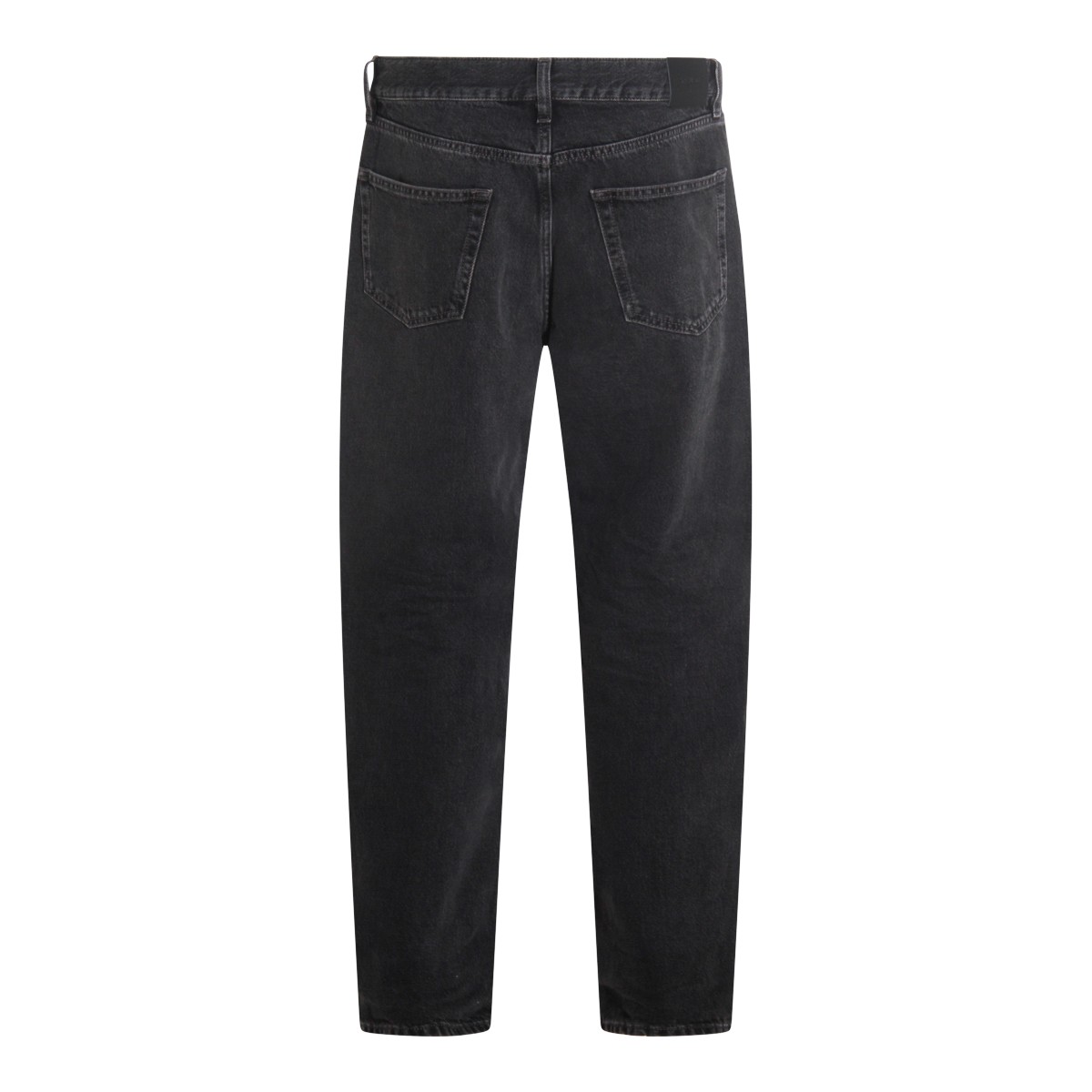 DARK GREY COTTON DENIM JEANS DARK GREY COTTON DENIM JEANS