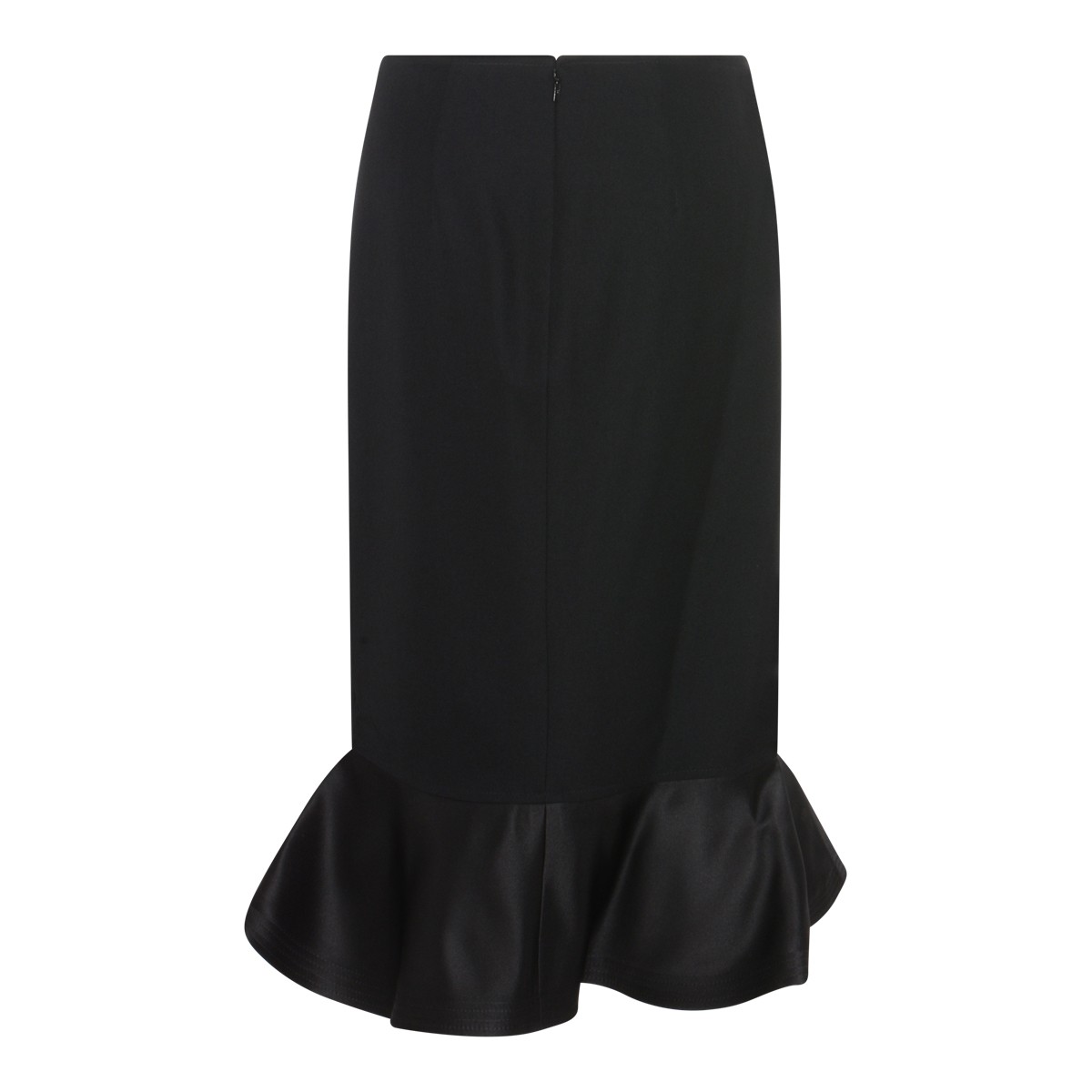 BLACK WOOL SKIRT BLACK WOOL SKIRT