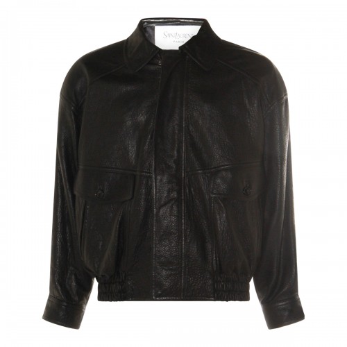 BLACK LEATHER JACKET