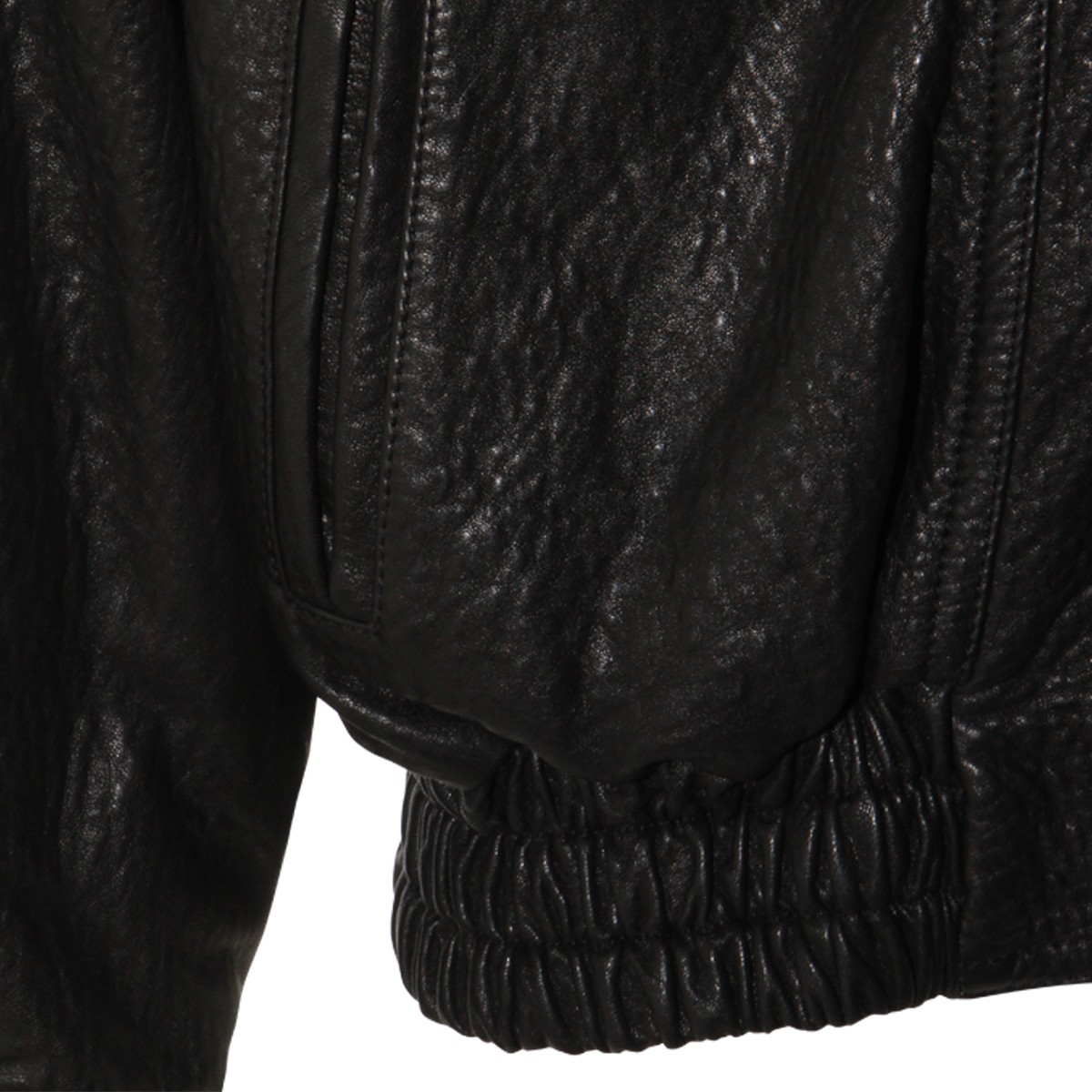 BLACK LEATHER JACKET