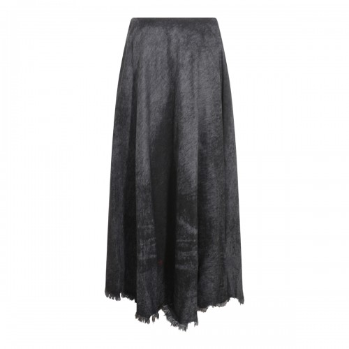BLACK COTTON SKIRT