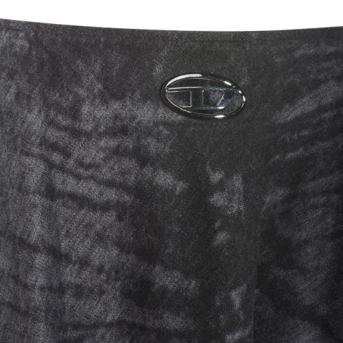BLACK COTTON SKIRT