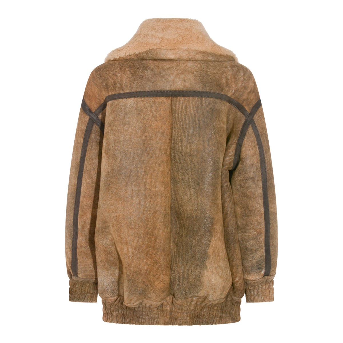 BROWN LEATHER JACKET