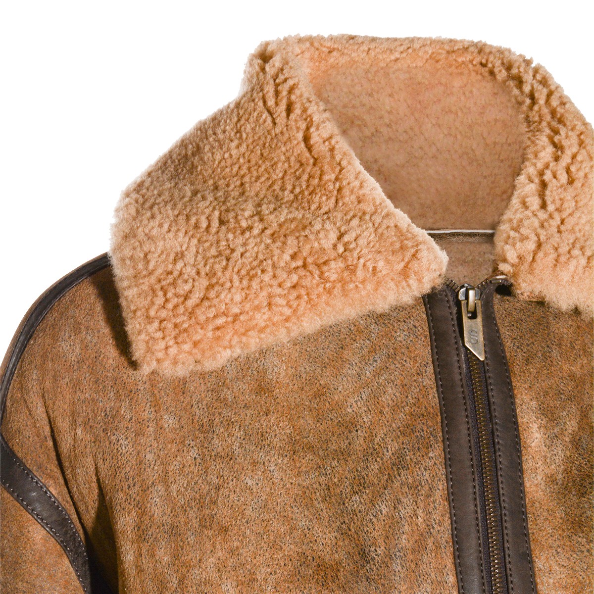 BROWN LEATHER JACKET