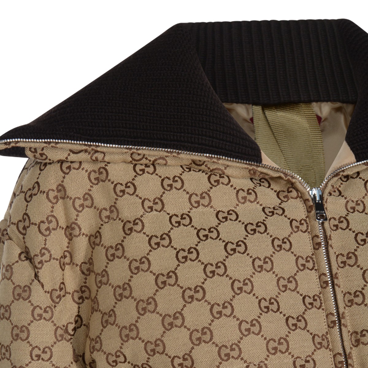 BEIGE COTTON DOWN JACKET BEIGE COTTON DOWN JACKET