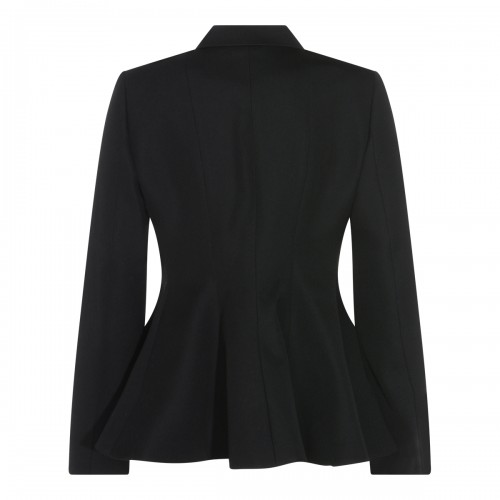 BLACK WOOL BLAZER 2