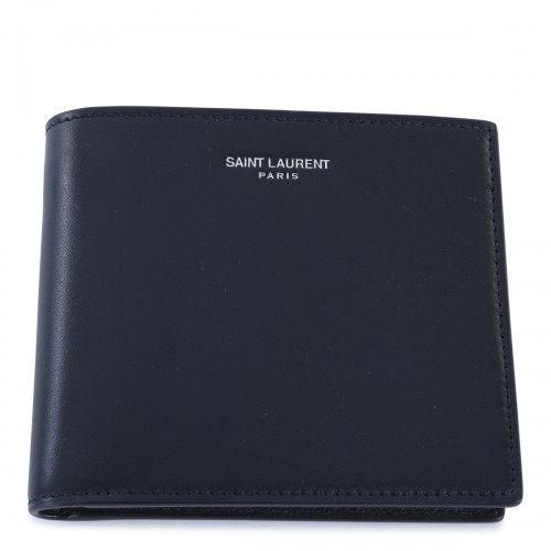 DARK BLUE LEATHER WALLET