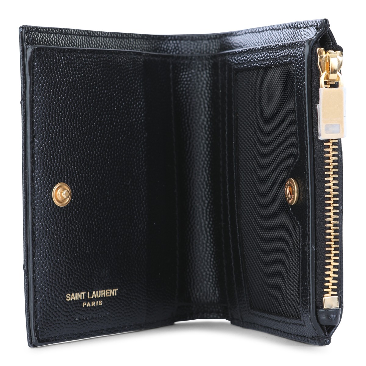 BLACK LEATHER WALLET