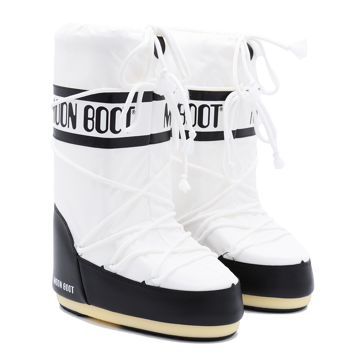 BLACK AND WHITE ICON BOOTS