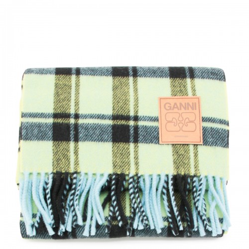 YELLOW WOOL SCARVES