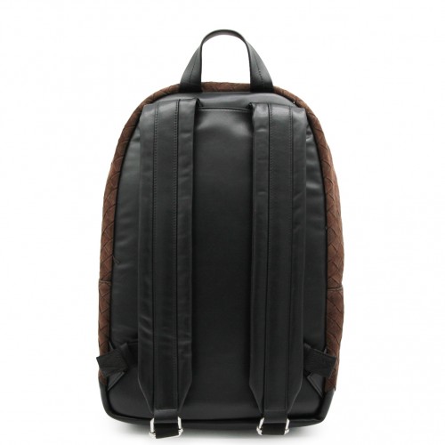 BROWN LEATHER BACKPACK