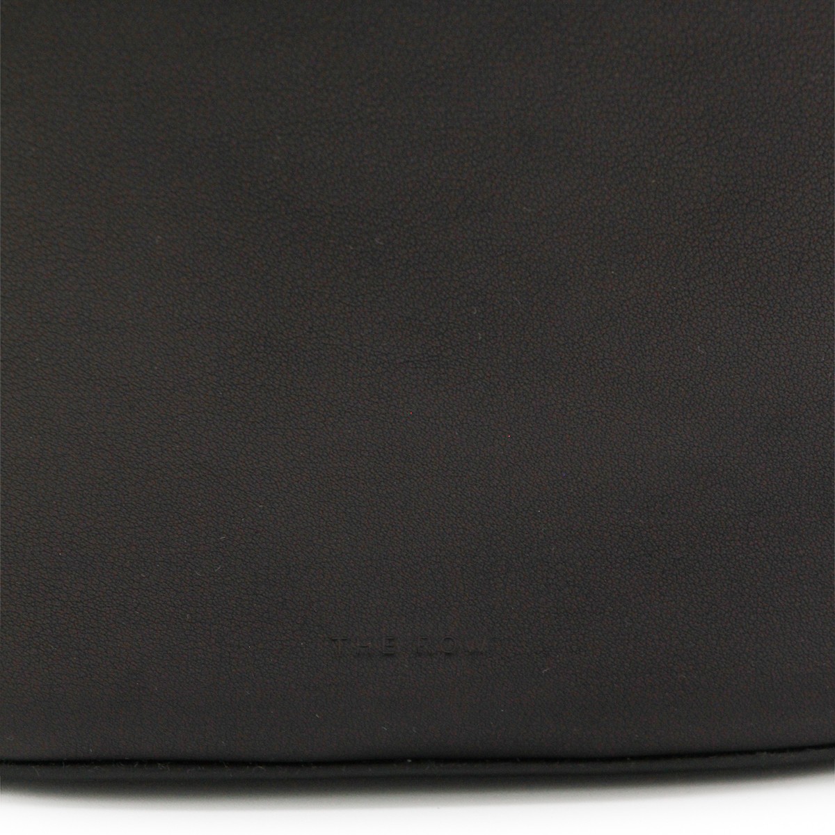 BLACK LEATHER ALGER TOTE