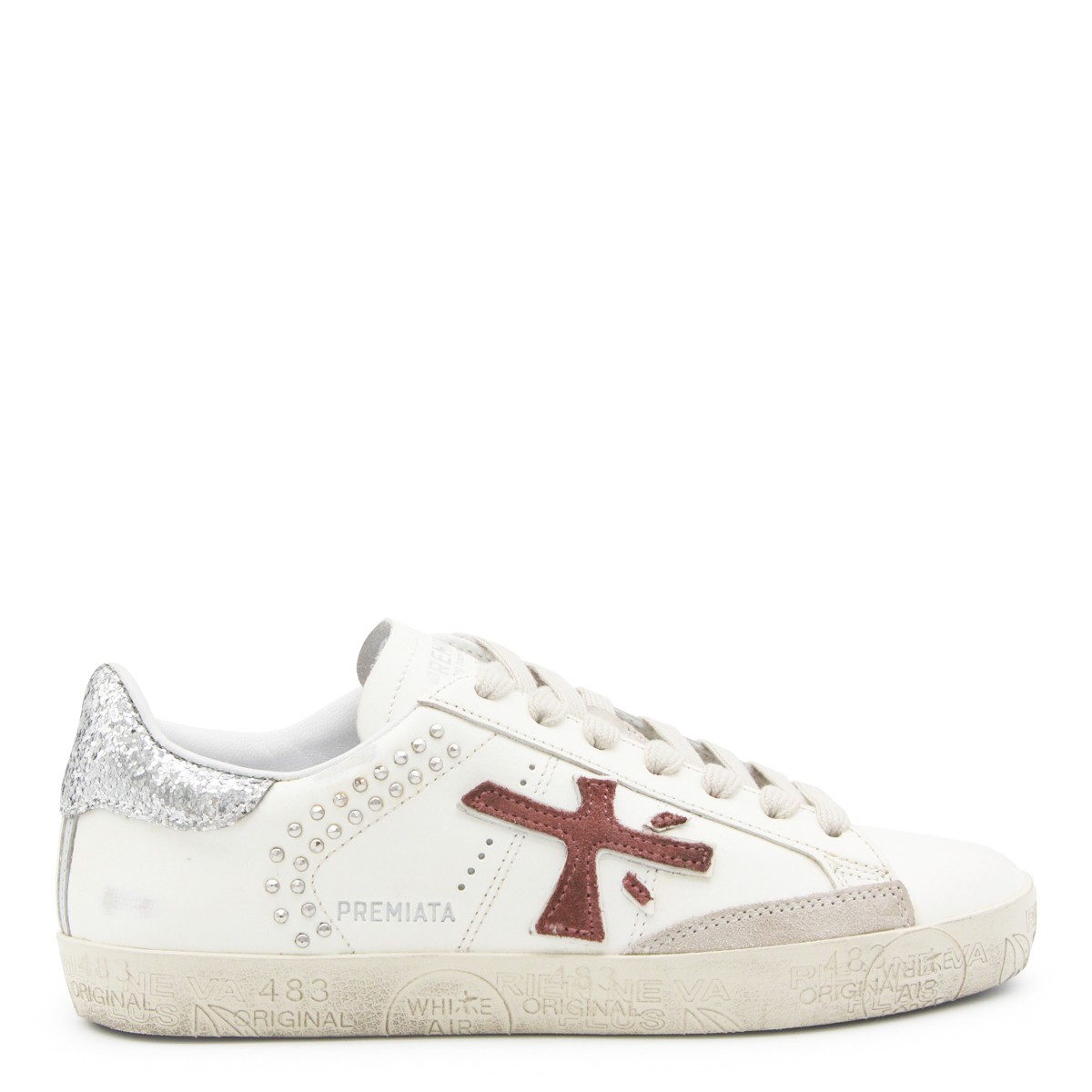WHITE STEVEND SNEAKERS
