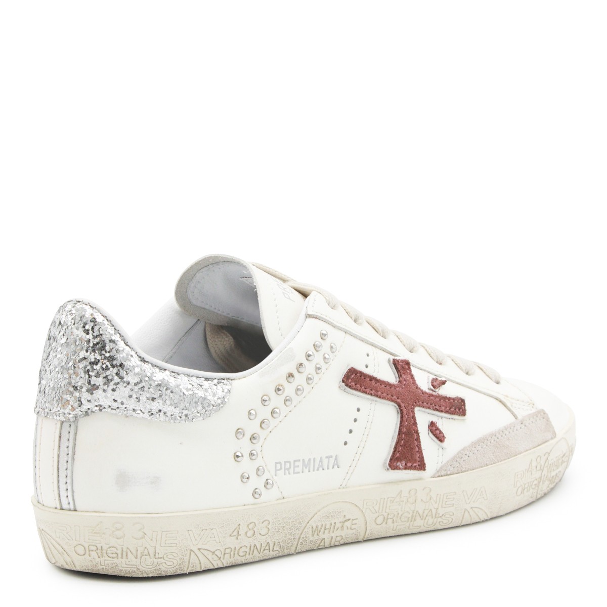 WHITE STEVEND SNEAKERS