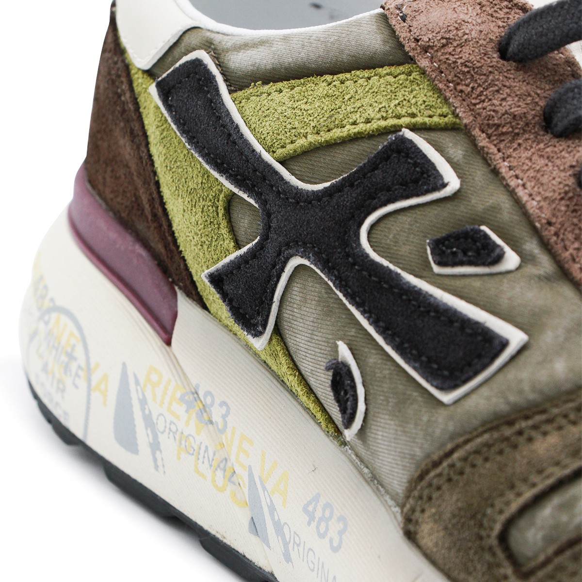 GREEN LEATHER MICK SNEAKERS