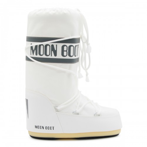 WHITE ICON NYLON BOOTS
