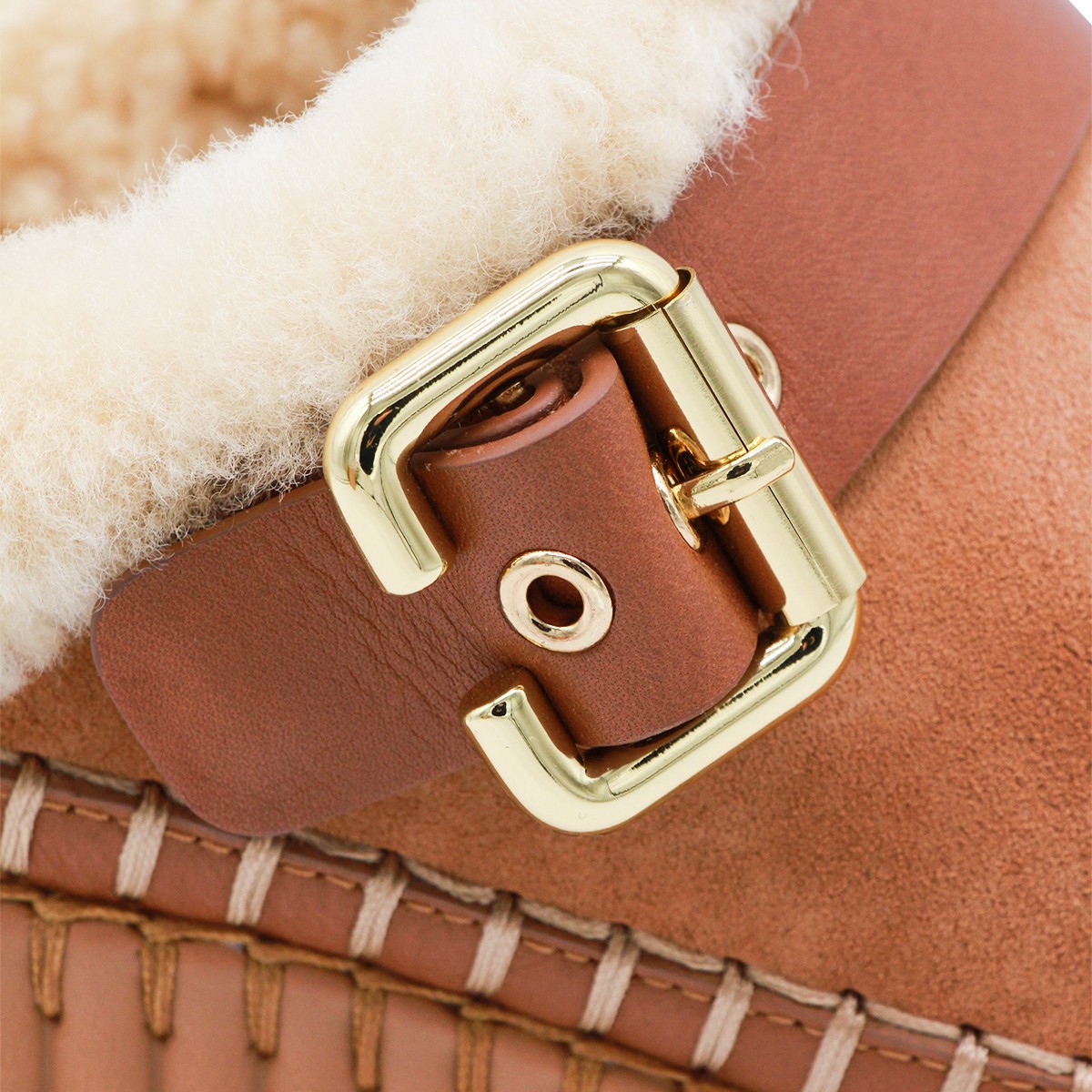 BROWN LEATHER SANDALS