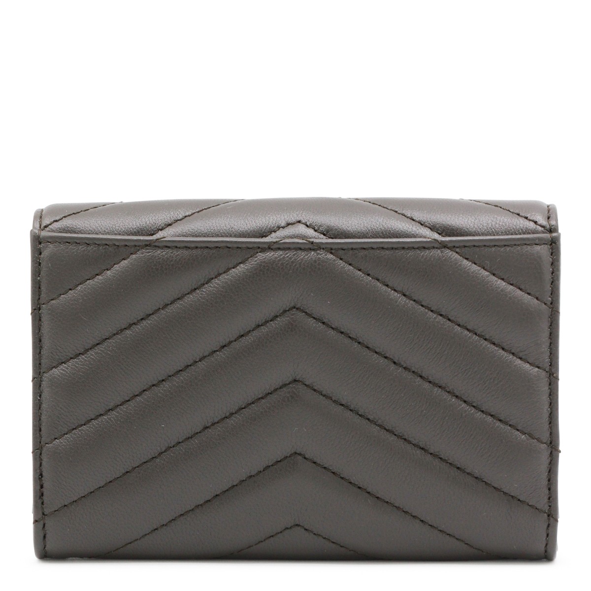 DARK GREY LEATHER CASSANDRE WALLET