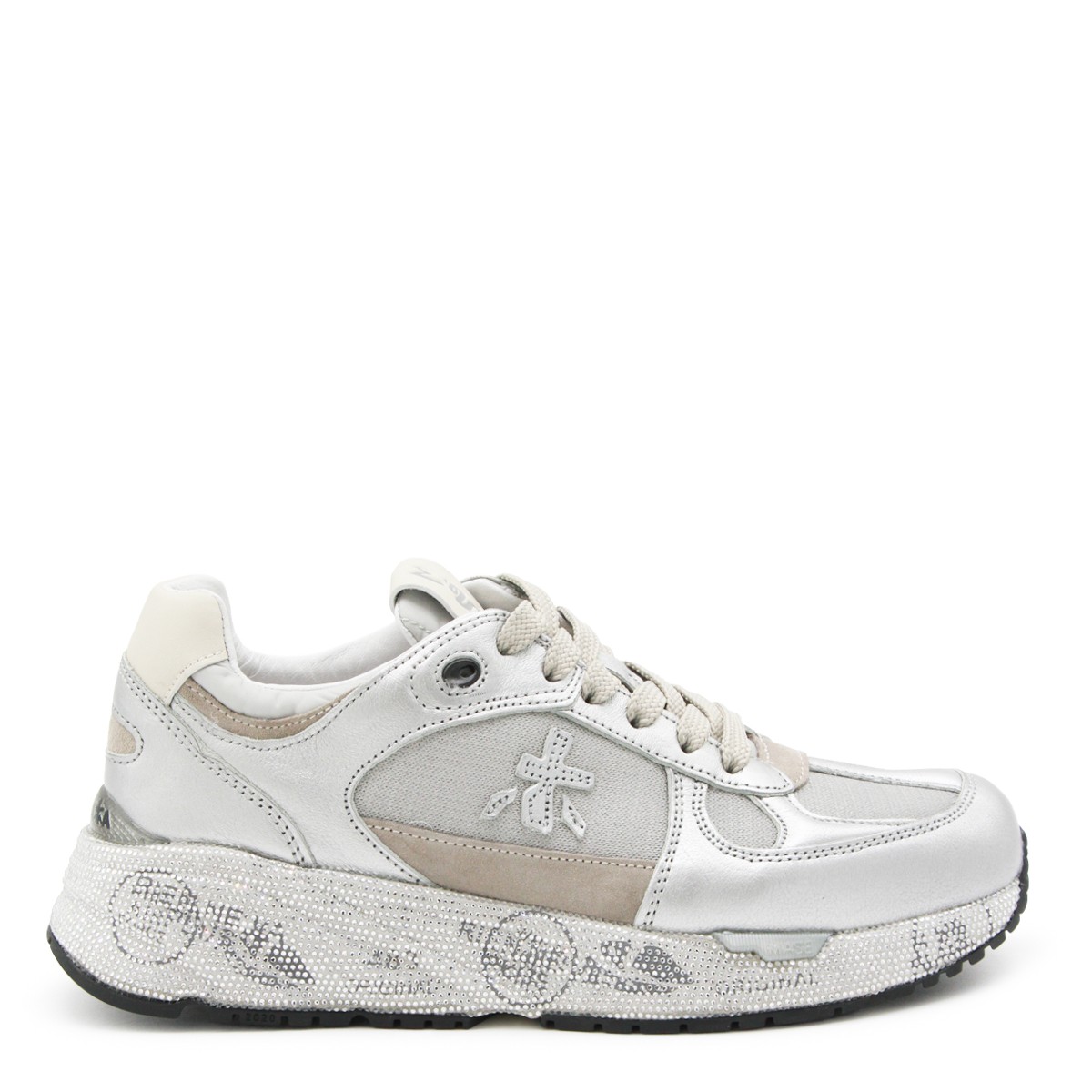 SILVER MASED SNEAKERS