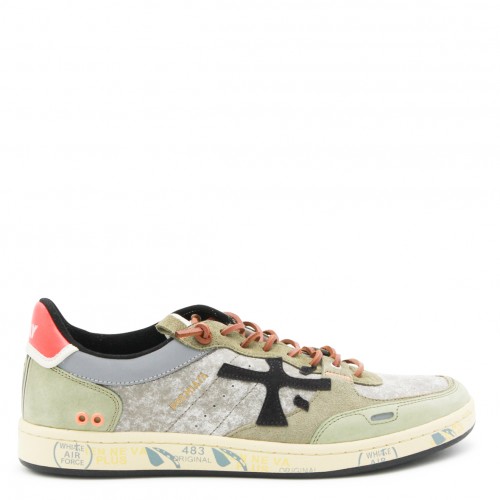 MULTICOLOR LEATHER CLAY SNEAKERS