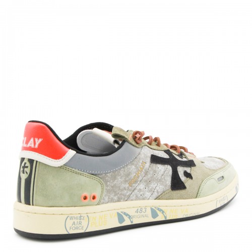 MULTICOLOR LEATHER CLAY SNEAKERS