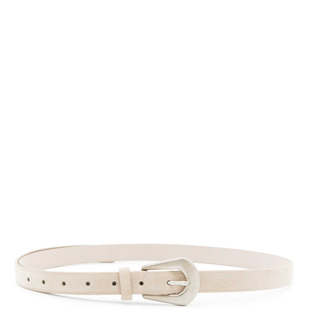 BEIGE LEATHER BELT