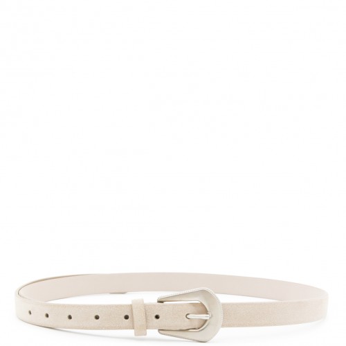 BEIGE LEATHER BELT