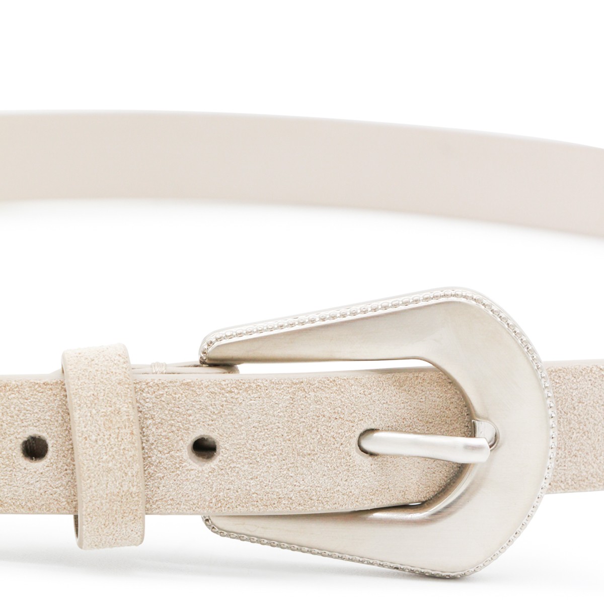 BEIGE LEATHER BELT