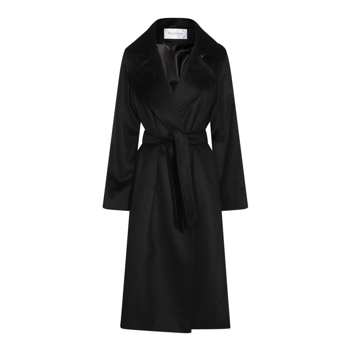 BLACK WOOL MANUELA COAT