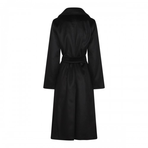 BLACK WOOL MANUELA COAT