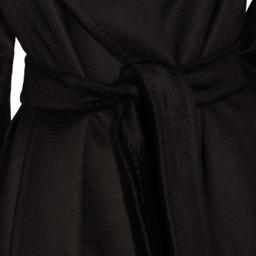 BLACK WOOL MANUELA COAT