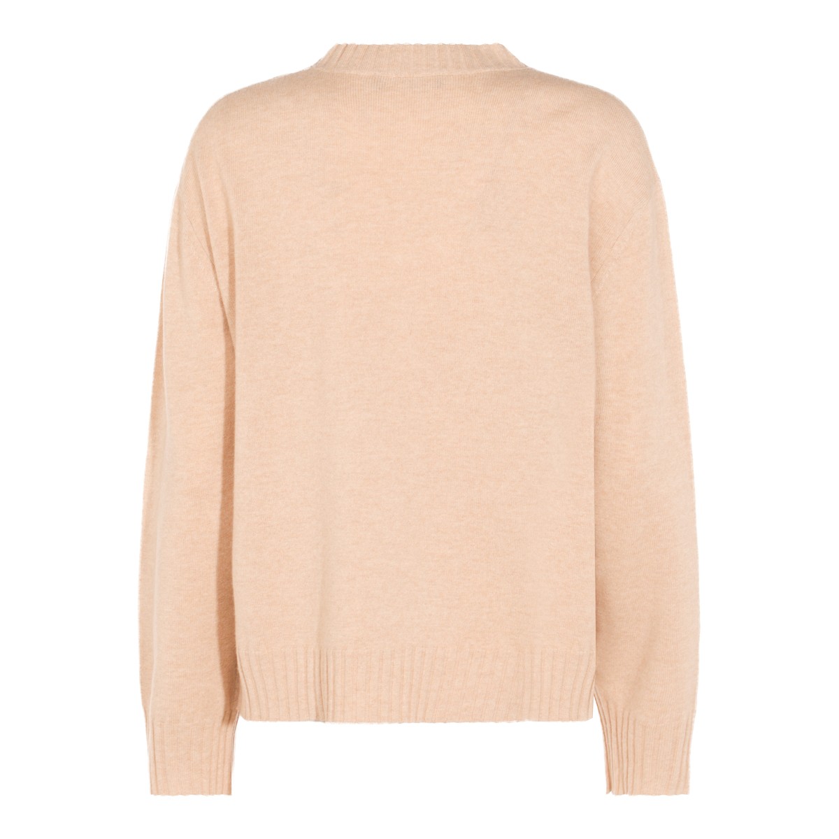 BEIGE WOOL KNITWEAR BEIGE WOOL KNITWEAR
