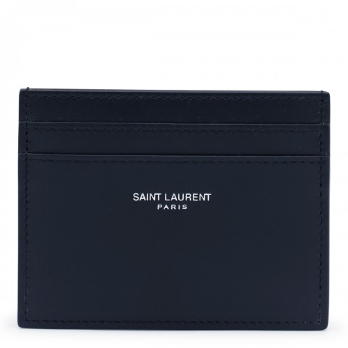 BLACK LEATHER CARD HOLDER