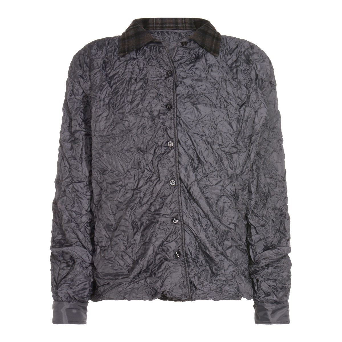 GREY WOOL CASUAL JACKET