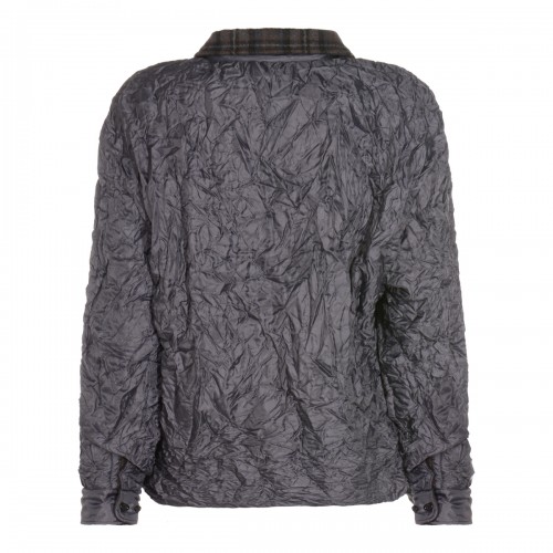 GREY WOOL CASUAL JACKET