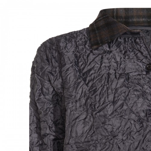 GREY WOOL CASUAL JACKET