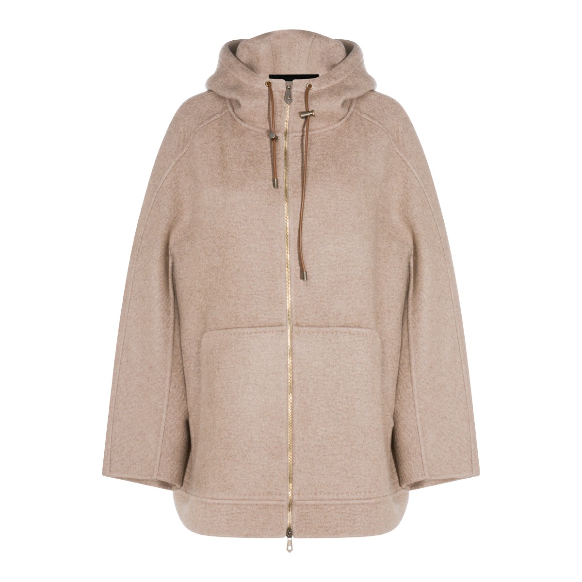 BEIGE WOOL GRADI COAT